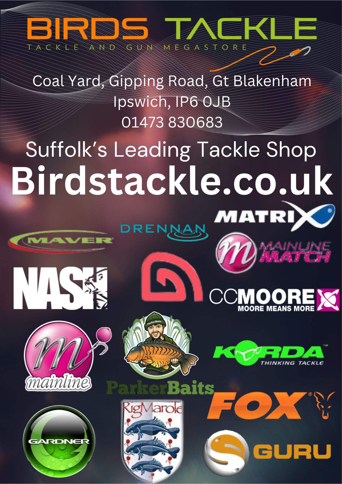 Suffolk's Leading Tackle Shop BIRdSTACKLE.CO.UK